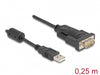 Delock 61549 Adapter Usb 2.0 Type-A To 1 X Serial Rs-232 D-Sub 9 Pin Male