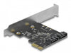 Delock 90431 2 Port Sata Pci Express X1 Card - Low Profile Form Factor