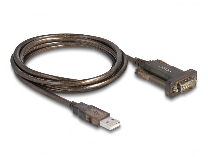 Delock 64073 Adapter Usb 2.0 Type-A > 1 X Serial Db9 Rs-232