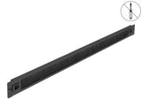 Delock 66344 19″ Cable Management Brush Strip Tool Free 1U Black