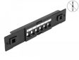 Delock 66819 10″ Keystone Patch Panel 6 Port Tool Free