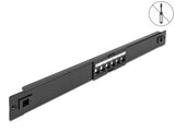 Delock 66820 19″ Keystone Patch Panel 6 Port Tool Free