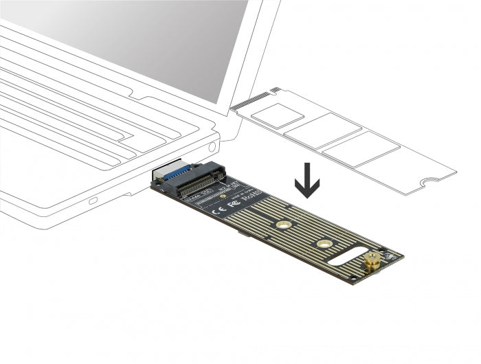 Delock 64069 Converter For M.2 Nvme Pcie Ssd With Usb 3.1 Gen 2