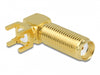 Delock 65848 Sma Jack 90° Pcb Thread Length 16 Mm