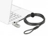 Navilock 20677 Laptop Security Cable With 3 Lockheads And Combination Lock