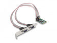 Delock 95273 Mini Pcie Card Full Size To 2 X Serial Rs-232 D-Sub 9 Pin