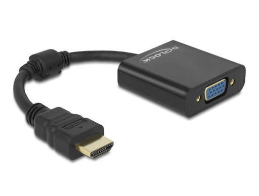 Delock 65512 Adapter Hdmi Male To Vga Female Black