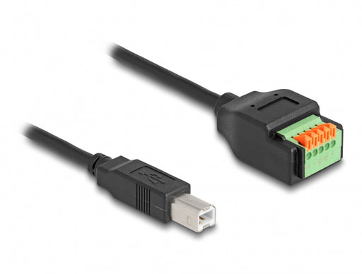 Delock 66249 Usb 2.0 Cable Type-B Male To Terminal Block Adapter