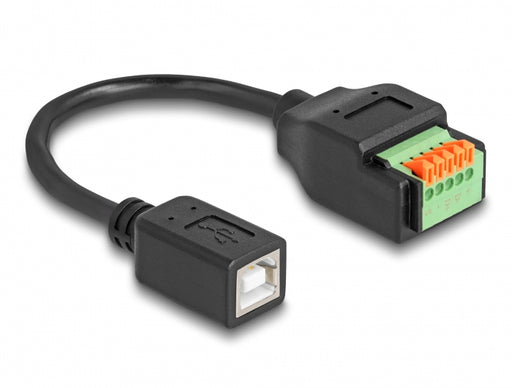 Delock 66250 Usb 2.0 Cable Type-B Female To Terminal Block Adapter