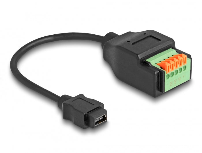 Delock 66252 Usb 2.0 Cable Type Mini-B Female To Terminal Block Adapter