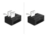 Delock 64187 Usb Dual Docking Station For 2 X Sata Hdd / Ssd