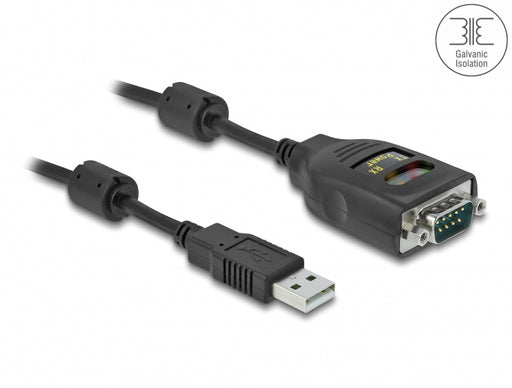 Delock 64154 Adapter Usb 2.0 To Serial Rs-232 D-Sub 9 Pin Galvanic Isolation