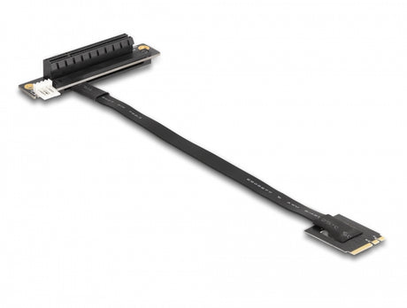 Delock 64219 M.2 Key A+E To Pcie X8 Nvme Adapter Angled With 20 Cm Cable