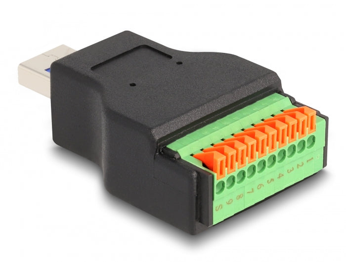 Delock 66238 Usb 3.2 Gen 1 Type-A Male To Terminal Block Adapter