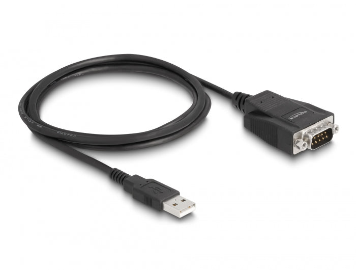 Delock 64222 Adapter Usb 2.0 Type-A Male To 1 X Serial Rs-232 D-Sub 9 Male