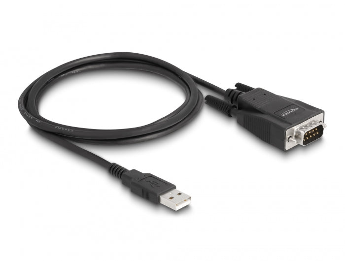 Delock 64222 Adapter Usb 2.0 Type-A Male To 1 X Serial Rs-232 D-Sub 9 Male