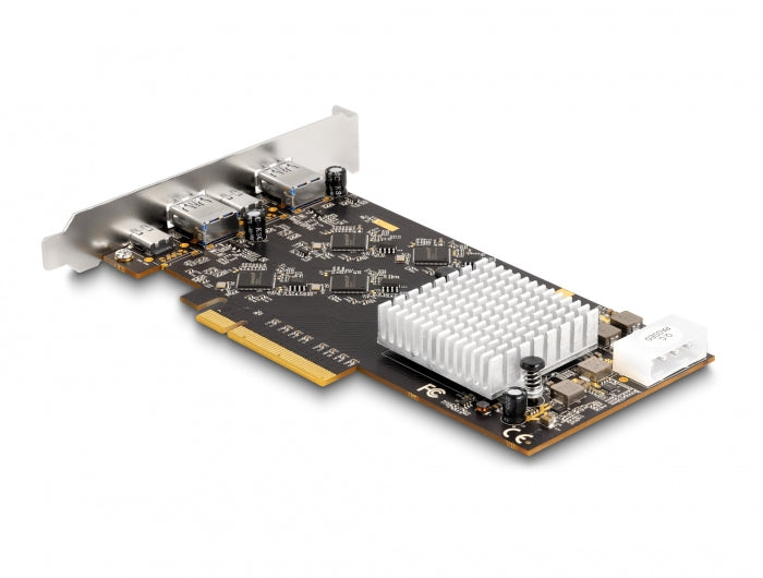 Delock 90097 Pci Express X8 Card With 2 X Usb 20 Gbps Usb Type-C™ Female