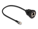 Delock 87955 Cable Rj12 Plug To Rj12 Jack For Installation 30 Cm Black