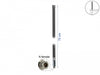 Delock 12679 Lpwan 433 + 868 Mhz Antenna N Jack 2 Dbi 72 Cm Fixed Outdoor Grey