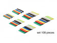 Delock 19400 Heat Shrink Tube Set 108 Pieces Assorted Colours