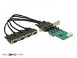 Delock 89335 Pci Express X1 Card To 4 X Serial Rs-232 High Speed 921K