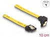 Delock 82469 Sata 3 Gb/S Cable Straight To Downwards Angled 10 Cm Yellow