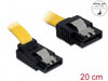 Delock 82470 Sata 3 Gb/S Cable Straight To Upwards Angled 20 Cm Yellow