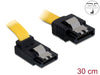 Delock 82472 Sata 3 Gb/S Cable Straight To Upwards Angled 30 Cm Yellow