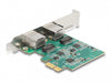 Delock 88101 Pci Express X1 Card To 2 X Rj45 2.5 Gigabit Lan Rtl8125