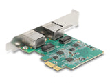 Delock 88101 Pci Express X1 Card To 2 X Rj45 2.5 Gigabit Lan Rtl8125