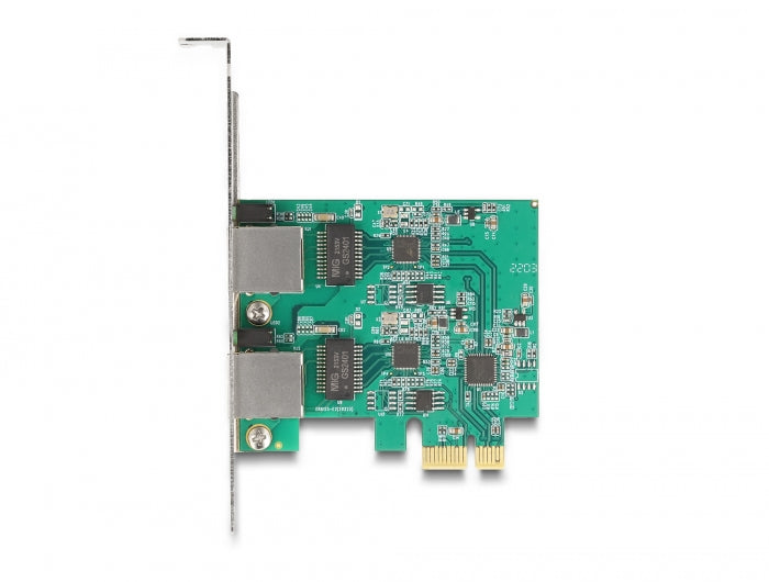 Delock 88101 Pci Express X1 Card To 2 X Rj45 2.5 Gigabit Lan Rtl8125