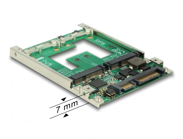 Delock 62545 2.5″ Converter Sata 22 Pin > Msata With Raid