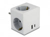 Delock 11501 Multi Socket Cube 3-Way With Childproof Lock