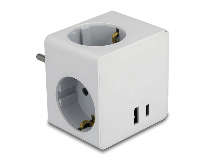 Delock 11501 Multi Socket Cube 3-Way With Childproof Lock