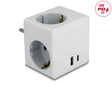 Delock 11501 Multi Socket Cube 3-Way With Childproof Lock