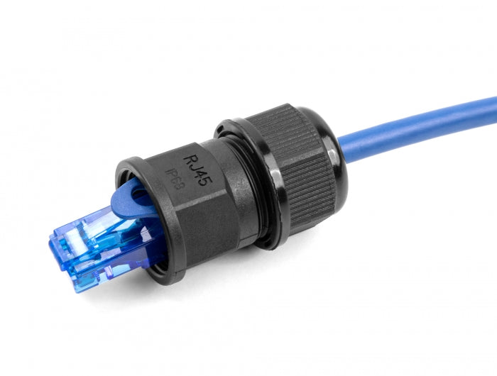 Delock 86995 Feed-Through Coupler For Rj45 Network Cables Ip67