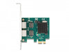 Delock 88205 Pci Express X1 Card To 2 X Rj45 Gigabit Lan Bcm