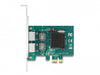 Delock 88206 Pci Express X1 Card To 2 X Rj45 Gigabit Lan Bcm