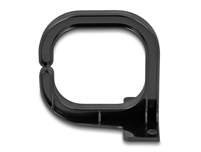 Delock 66979 Cable Bracket 83 X 60 Mm With Mounting Plate Black