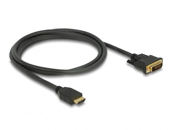 Delock 85653 Hdmi To Dvi 24+1 Cable Bidirectional 1.5 M