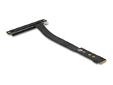 Delock 64134 M.2 Key M To Pcie X16 Nvme Adapter Angled With 20 Cm Cable