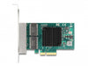 Delock 88208 Pci Express X4 Card To 4 X Rj45 Gigabit Lan Bcm