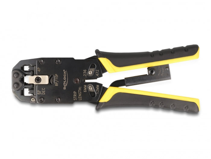 Delock 90523 Universal Crimping Tool With Wire Stripper