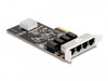 Delock 88618 Pci Express X4 Card 4 X Rj45 Gigabit Lan Rtl8111