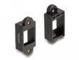 Delock 87684 Keystone Holder For Installation With Screw Connection Black