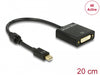 Delock 62603 Adapter Mini Displayport 1.2 Male > Dvi Female 4K Active Black