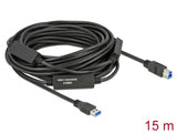 Delock 85381 Active Usb 3.2 Gen 1 Cable Usb Type-A To Usb Type-B 15 M