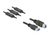 Delock 85381 Active Usb 3.2 Gen 1 Cable Usb Type-A To Usb Type-B 15 M