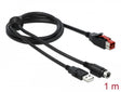 Delock 85940 Poweredusb Cable Male 24 V To Usb Type-A Male