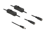 Delock 86794 Cable Dc 5.5 X 2.1 Mm Male To 2 X Dc Female With Switch 1 M